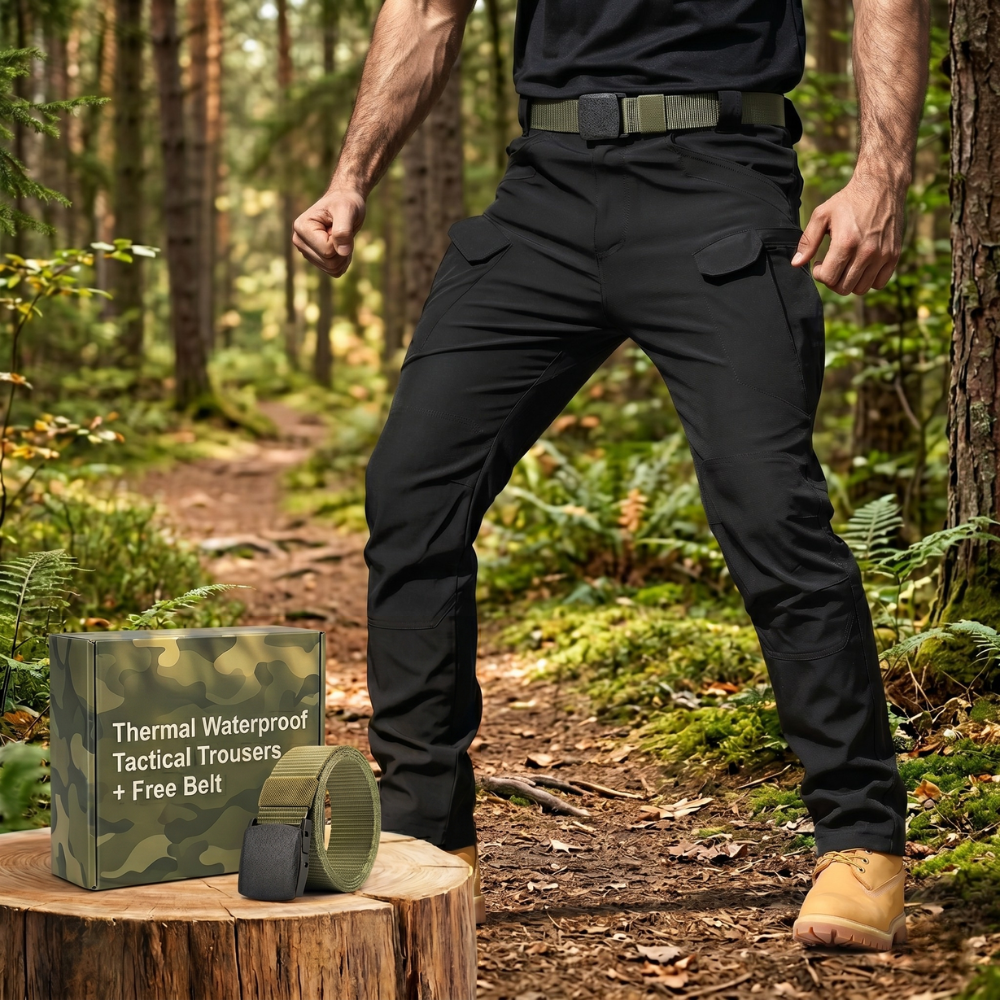 Thermal Waterproof Tactical Trousers + Free Belt