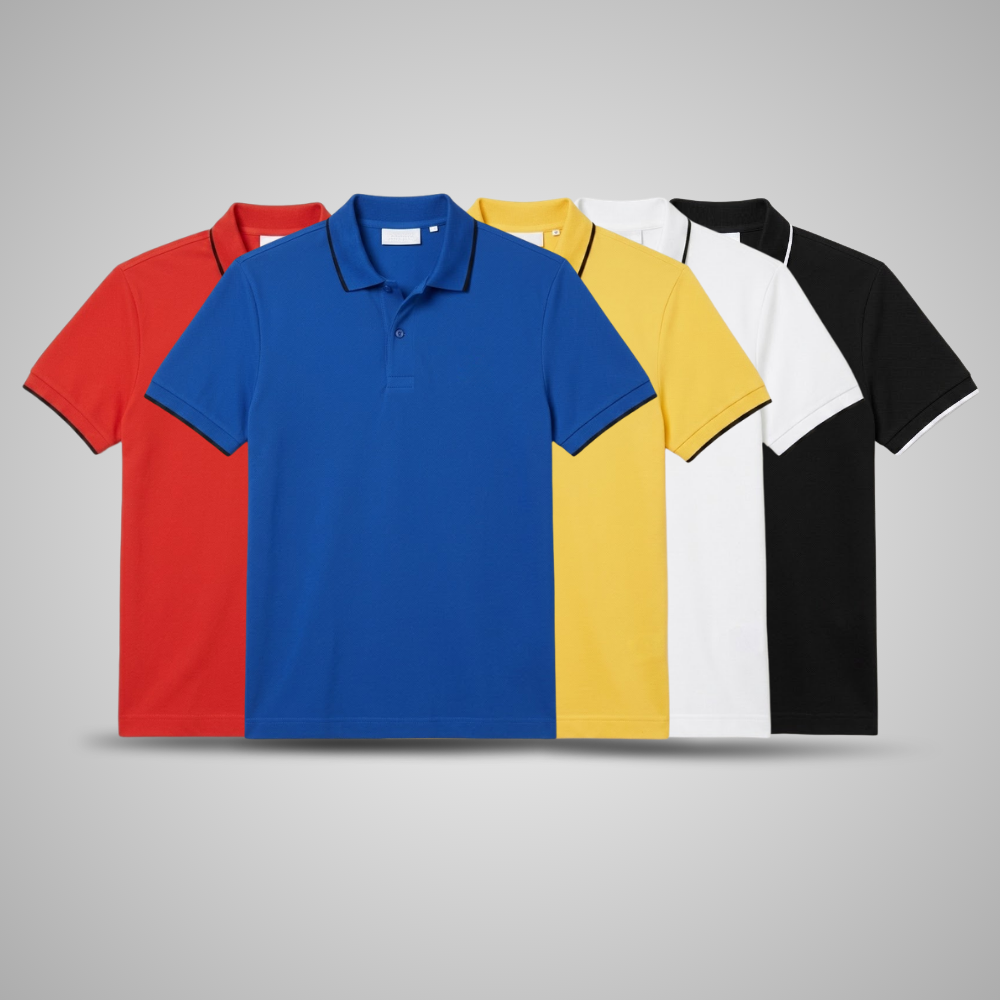 T-Shirt aus Piqué-Baumwolle + Gratis-Geschenk