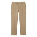 Tailored Beige Cotton Trousers