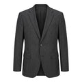 Charcoal Grey Prince of Wales Check Blazer